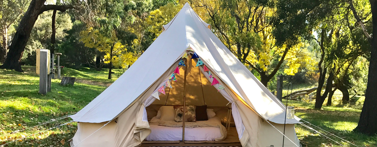 Wanderlust Glamping mobile glamping service in the Grampians Region